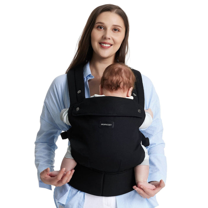 Momcozy PureHug Baby Carrier, Black, Cotton