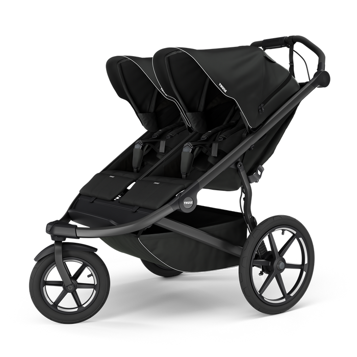 Thule Urban Glide 3 Double Stroller, 2025, Black, Click In Buckle