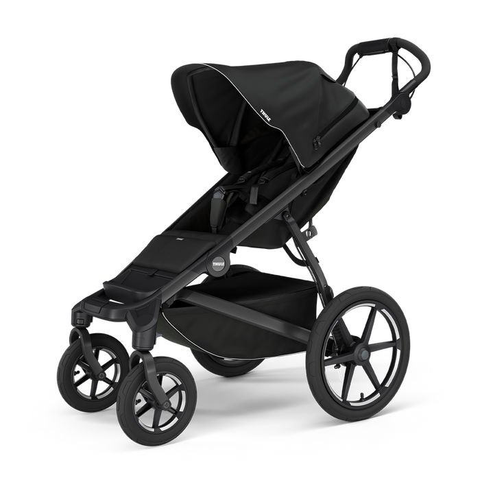 Thule Urban Glide 4-Wheel Stroller, 2023, Black, Click In Buckle