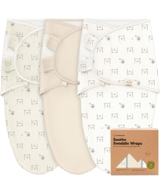 Shop KeaBabies Soothe Swaddle Wraps 3 Pack, Bumble Bear at GoodBuy Gear