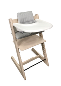 Shop Stokke Tripp Trapp High Chair Complete² + Newborn Set, Nordic Grey, Whitewash at GoodBuy Gear