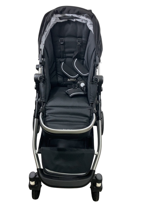 Shop Mockingbird Single to Double 2.0 Stroller, 2024, Black, Silver With Penny Leather, Watercolor Drops at GoodBuy Gear
