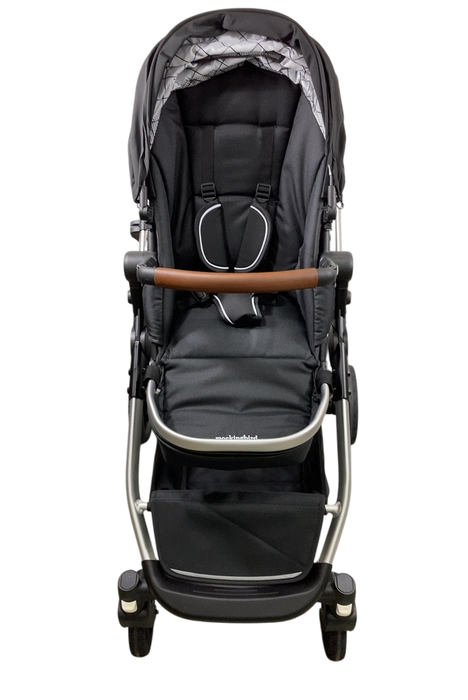 Shop Mockingbird Single to Double 2.0 Stroller, 2024, Bloom, Silver With Penny Leather, Windowpane at GoodBuy Gear