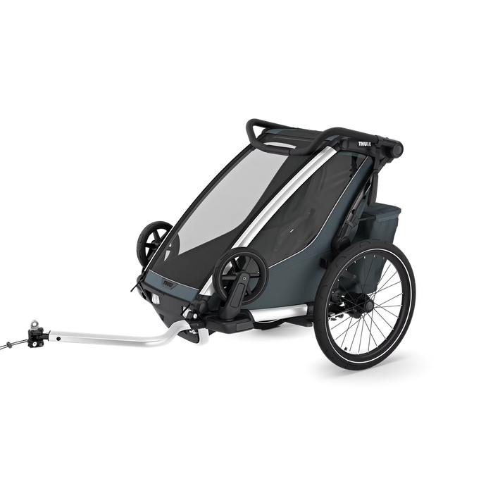 Thule Chariot Cross Bike Trailer Stroller 1 Seat, 2024, Slate Blue