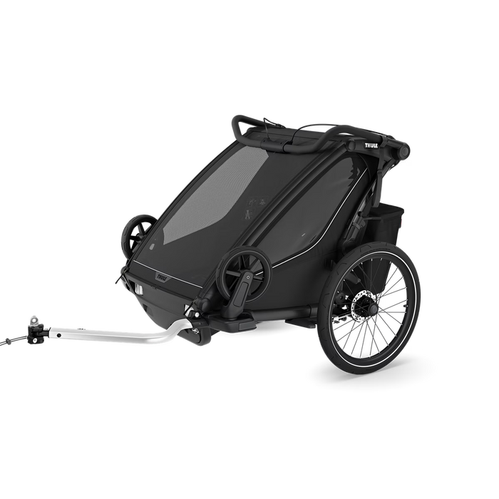 Thule Chariot Sport 2 Bike Trailer, Black, Double, 2025