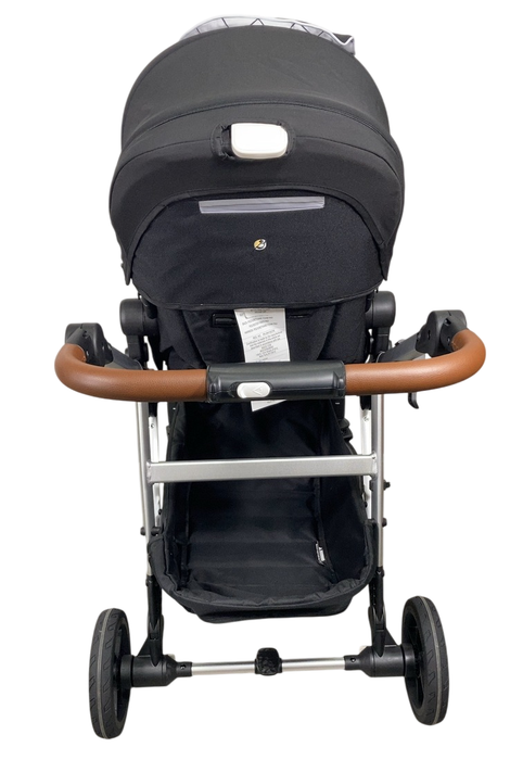 Shop Mockingbird Single to Double 2.0 Stroller, 2024, Black, Silver With Penny Leather, Windowpane at GoodBuy Gear