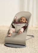 Shop BabyBjorn Bouncer Balance Soft, Dark Gray Frame, Sand Gray TriFabric at GoodBuy Gear