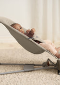 Shop BabyBjorn Bouncer Balance Soft, Dark Gray Frame, Sand Gray TriFabric at GoodBuy Gear