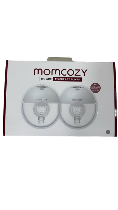 Momcozy All-in-one Wearable Double Breast Pump M5, Quill Grey