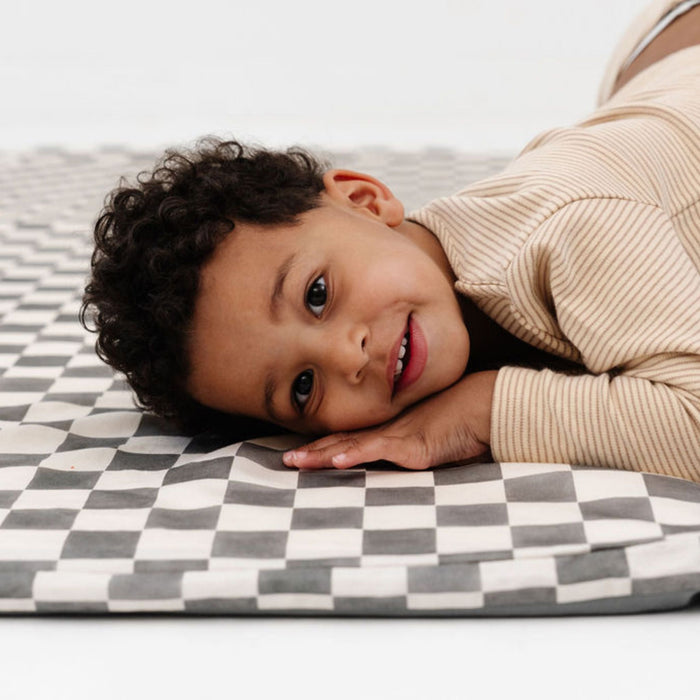 Toki Kids Checker Pepper Organic Cotton Mat