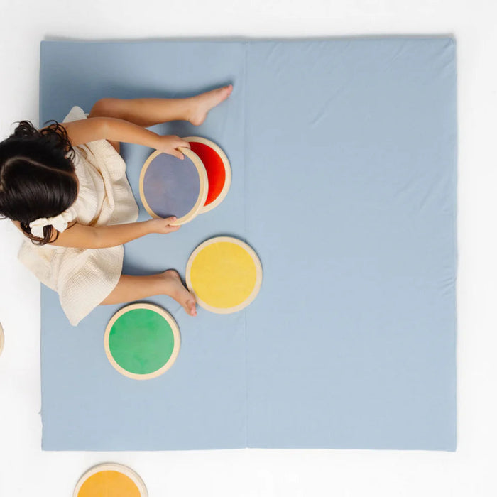 Toki Kids Jersey Mat, Standard 40"x40", Breeze