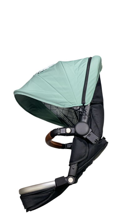 Shop Mockingbird 2nd Seat Kit 2.0, Sage, Silver With Penny Leather, Windowpane at GoodBuy Gear