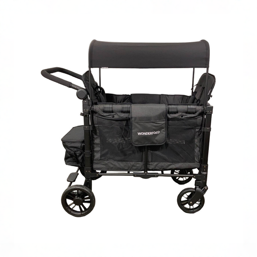 Shop Wonderfold W2 Elite Multifunctional Stroller Wagon, 2023, Volcanic Black at GoodBuy Gear
