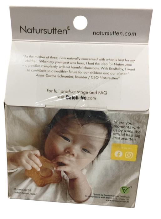 Shop Natursutten Natural Rubber Teething Toy, Starfish at GoodBuy Gear