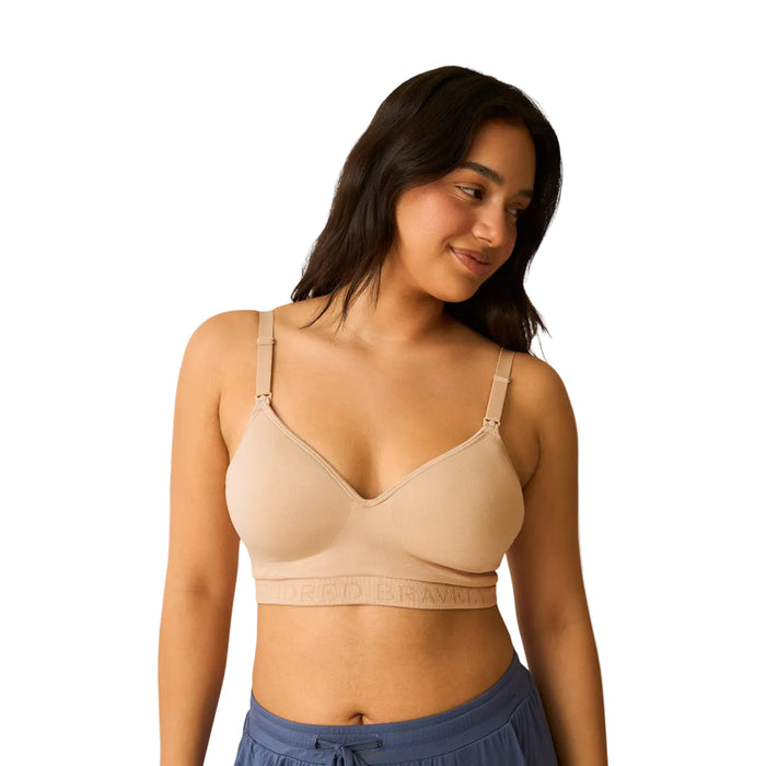 Shop Kindred Bravely Sublime Hands-Free Pumping & Nursing Bra, 1X, Beige, Busty at GoodBuy Gear
