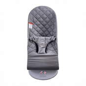 Shop BabyBjorn Bouncer Bliss, Anthracite Cotton Classic Quilt, Dark Gray Frame at GoodBuy Gear