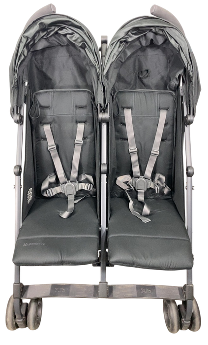 Shop UPPAbaby G-Link V2 Double Stroller, 2024, Jake (Black) at GoodBuy Gear