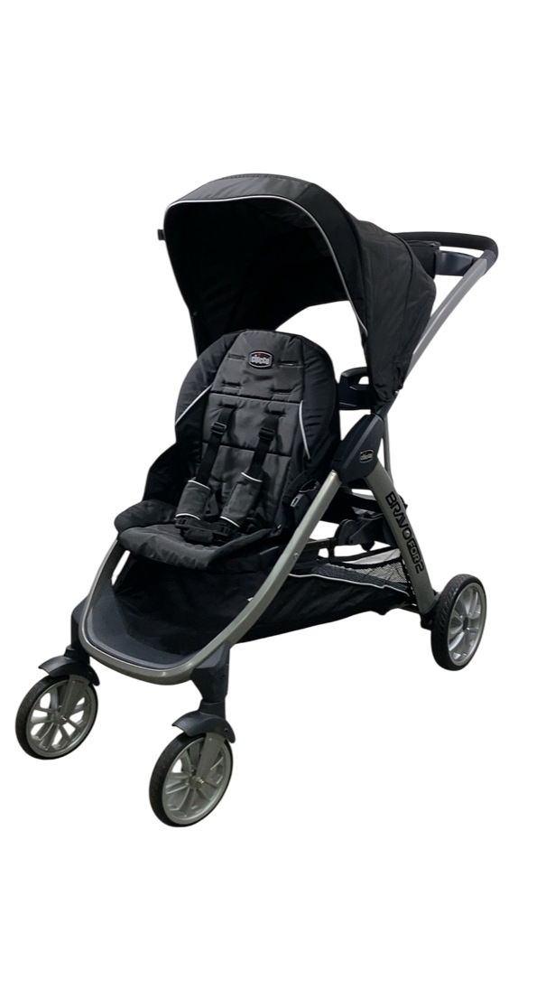 Chicco BravoFor2 Double Stroller, 2022, Iron