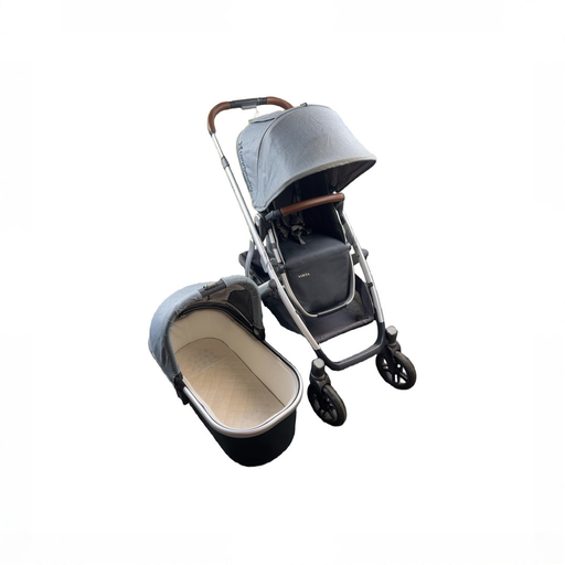 Shop UPPAbaby VISTA Stroller, 2017, Gregory (Blue Melange) at GoodBuy Gear