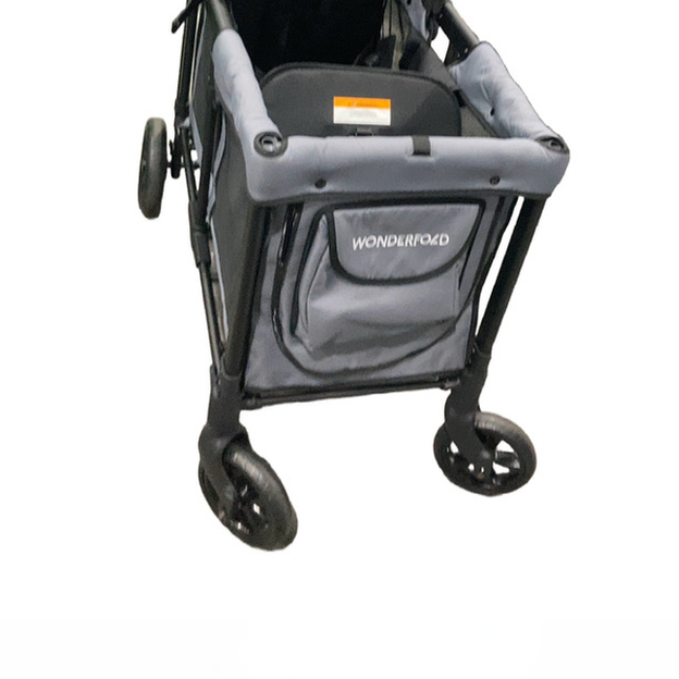 Shop Wonderfold W2 Original Multifunctional Double Stroller Wagon, 2023, Charcoal Gray at GoodBuy Gear