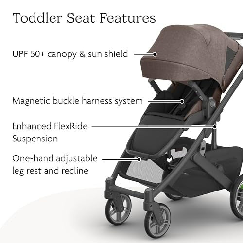 UPPAbaby CRUZ V3 Stroller, 2025, Owen (Mocha Melange)