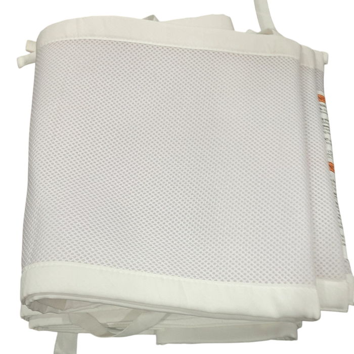 Shop Breathable Baby Mesh Crib Liner, Full Size/4 Sides, White at GoodBuy Gear