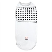 Nanit Breathing Wear Swaddle, White, Small (0-3m)