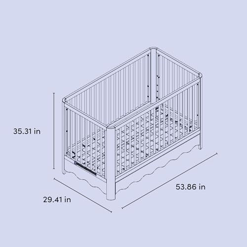 Stork Craft Casablanca Convertible Crib, Blush