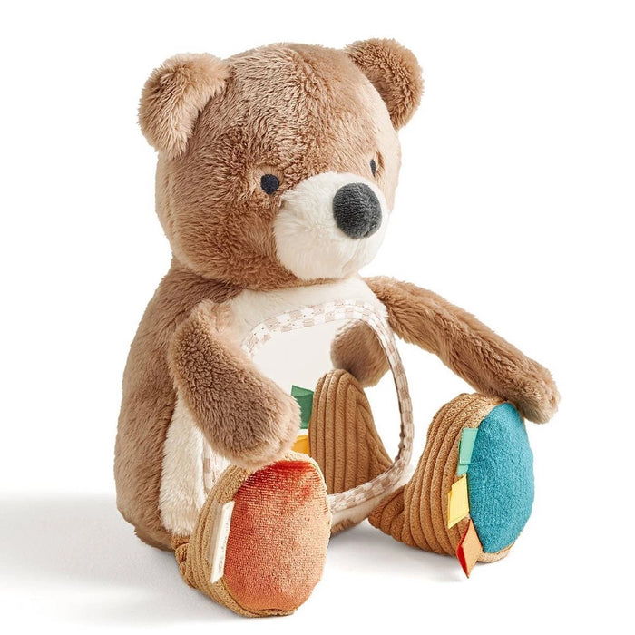 Itzy Ritzy Sensory Tummy Time Toy Mirror, Bear
