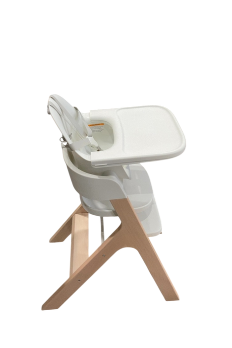 Shop Mockingbird High Chair, 2.0, Natural Beech, White at GoodBuy Gear
