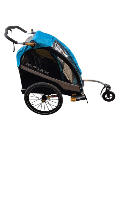 Shop Burley D’Lite X Bicycle Trailer Single, Aqua at GoodBuy Gear
