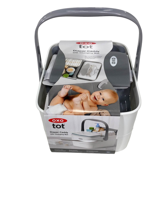 used OXO Tot Diaper Caddy with Changing Mat