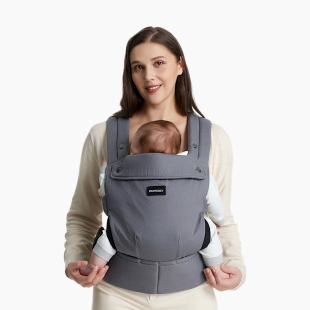 Momcozy 3-in-1 PureHug Baby Carrier, Grey, Cotton