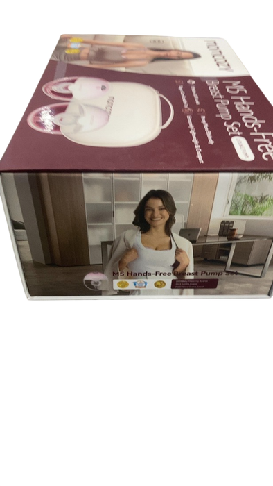 Shop Momcozy All-in-one M5 Double Wearable Breast Pump, Gradiant Pink at GoodBuy Gear