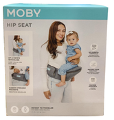 Shop Moby Padded Hip Seat Carrier, Heather grey at GoodBuy Gear