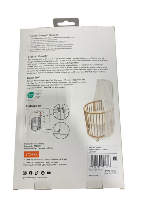 Shop Stokke Sleepi Canopy, Lavender, V3 at GoodBuy Gear