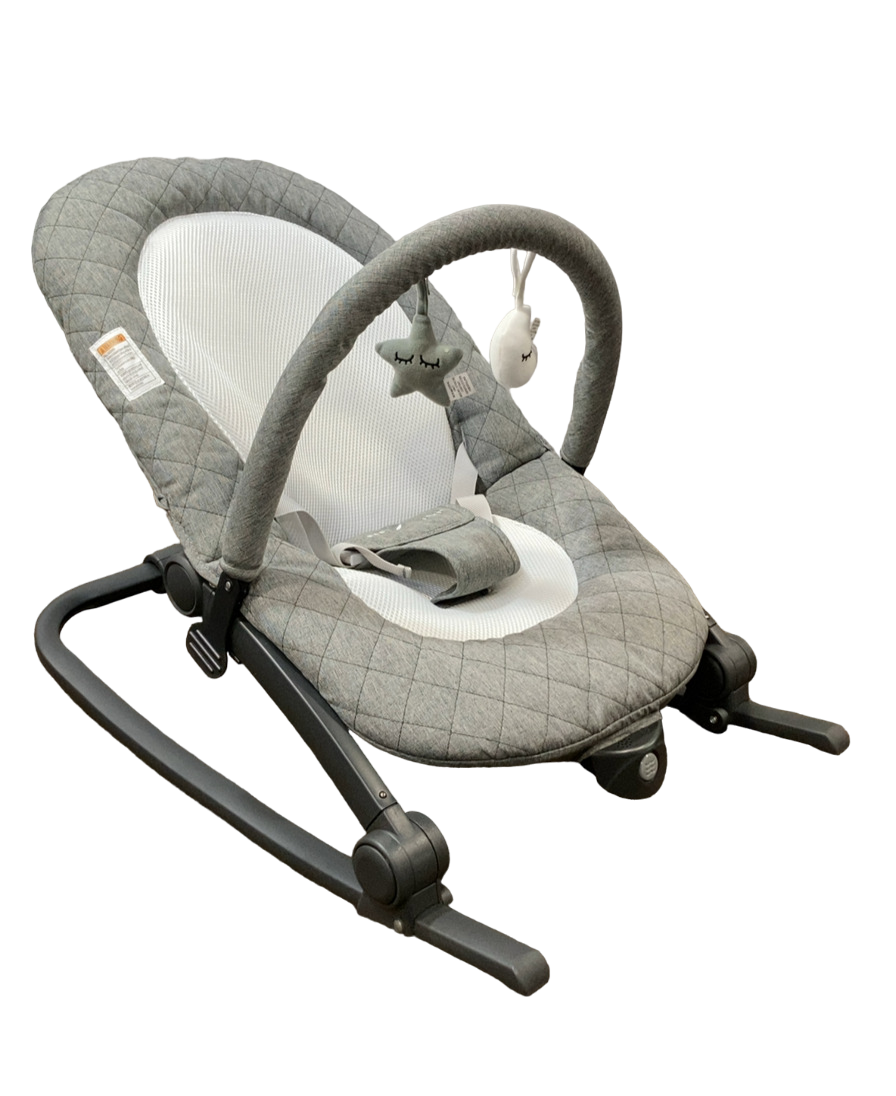 Baby Delight Go With Me Aura Deluxe Portable Rocker & Bouncer, Quilted ...