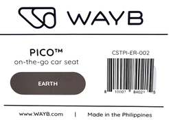 Shop WAYB Pico Portable Car Seat, 2024, Earth at GoodBuy Gear
