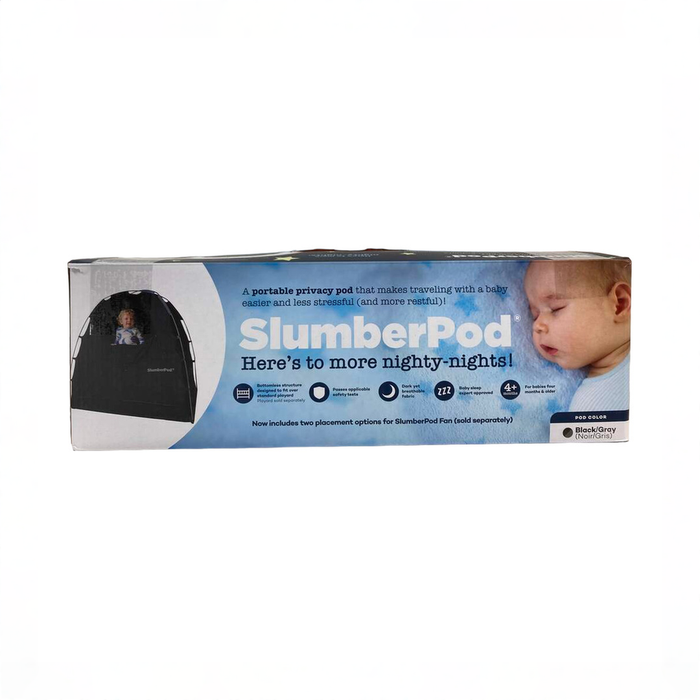 Shop SlumberPod 3.0 Sleep Canopy, Black with Gray Accents at GoodBuy Gear