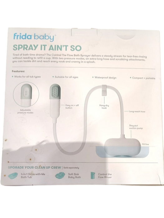 Shop FridaBaby Control The Flow Bathtub Sprayer Attachment, White/Green at GoodBuy Gear
