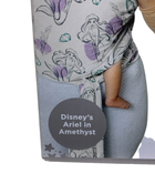 secondhand Moby Wrap Baby Carrier, Disney's Ariel in amethyst