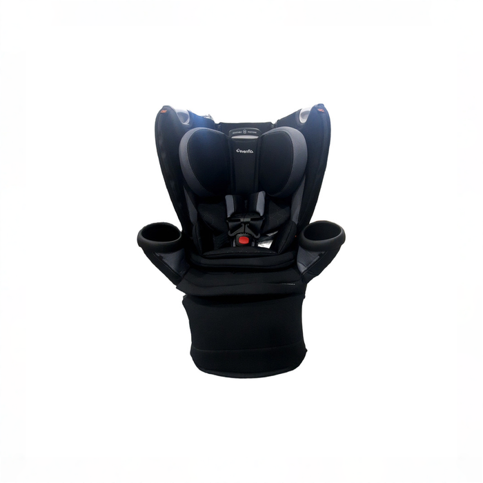 Shop DRAFT - Evenflo Revolve 360 Extend All-in-One Rotating Car Seat with Quick Clean Cover, 2026, Revere Gray at GoodBuy Gear