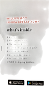 Shop Willow Go Wearable Breast Pump, 21mm & 24mm, Double at GoodBuy Gear