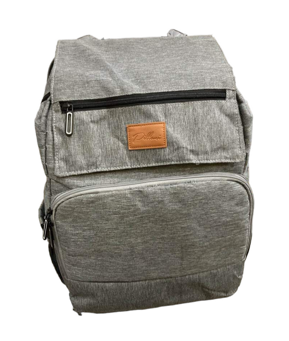 Pillani Diaper Bag Backpack, Grey