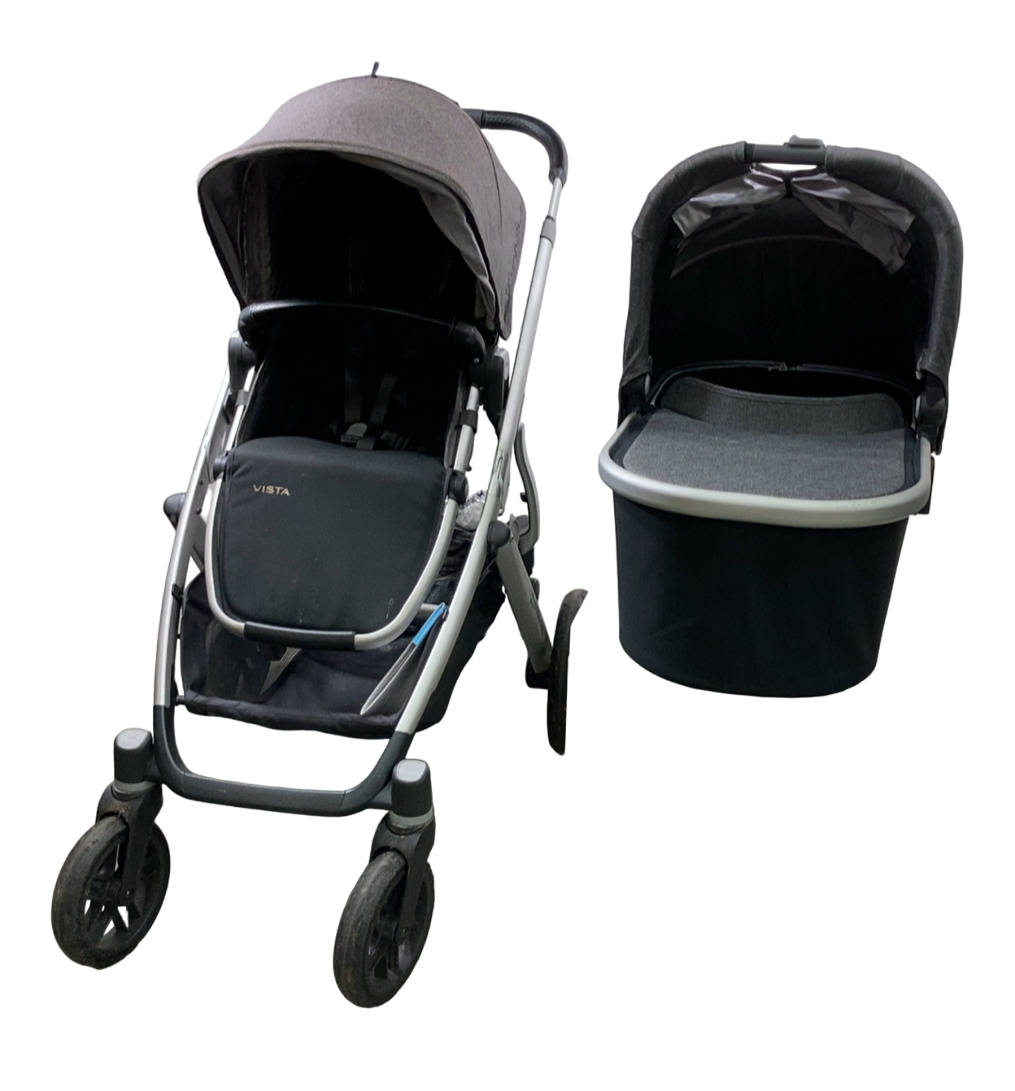uppababy stroller 2019 UPPAbaby VISTA Stroller, 2019, Jordan (Charcoal Melange)