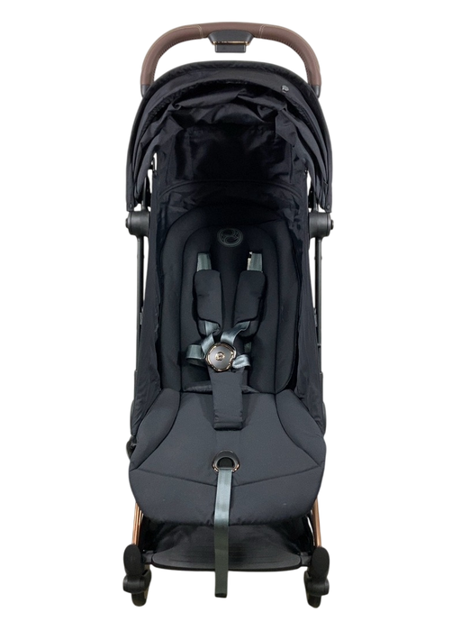 Shop Cybex Coya Stroller, 2024, Rose Gold, Sepia Black at GoodBuy Gear