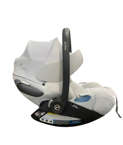 Shop Cybex Cloud T SensorSafe Infant Car Seat With Load Leg Base, 2025, Platinum White at GoodBuy Gear