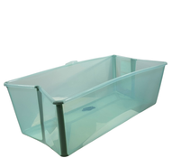 Shop Stokke Flexi Bath Foldable Baby Bathtub, Soft Mint, XLarge at GoodBuy Gear