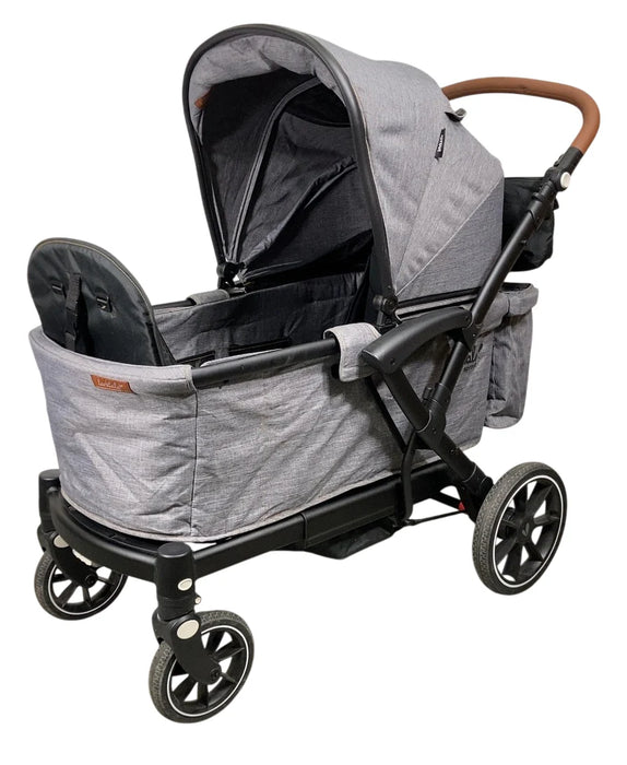 Larktale Sprout V2 Single-to-Double Size-Adjustable Stroller Wagon, 2024, Nightcliff Stone