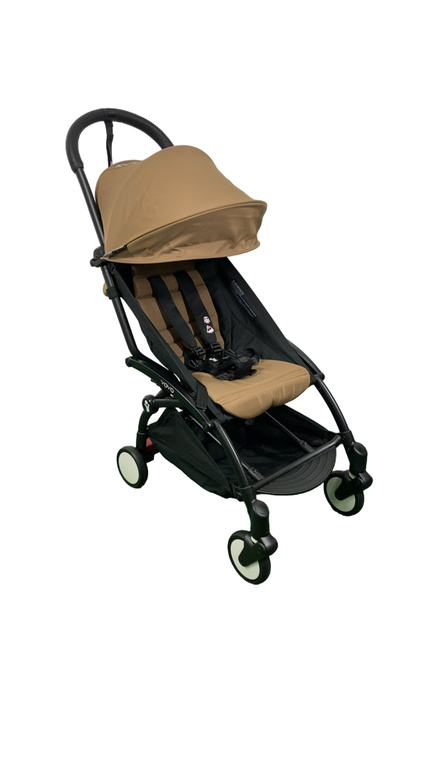 Babyzen YOYO2 Complete Stroller, 2024, Black with Toffee
